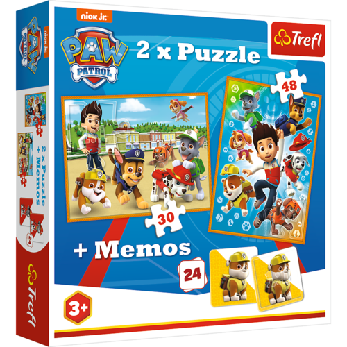 Trefl 2in1 Puzzle und Memo - Paw Patrol