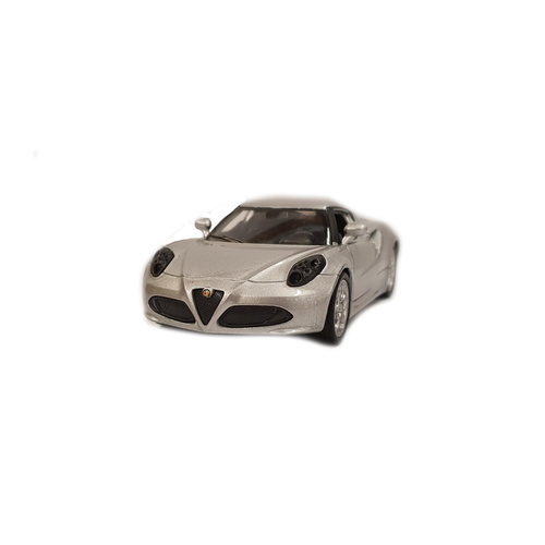 Modellauto Alfa Romeo 4C silber