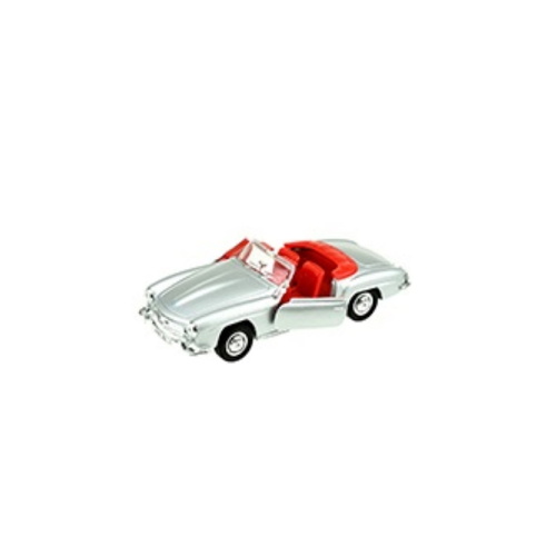 Modellauto Mercedes Benz 190SL 1955 ohne Dach silber