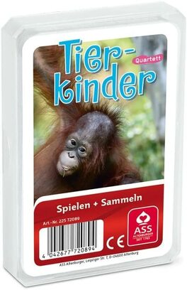 ASS Altenburger 22572089 - Quartett -Tierkinder