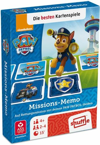 ASS Altenburger 22583135 Paw Patrol - Missions Memo - Legespiel Merkspiel