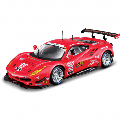 Bburago 18-36301 - Ferrari Racing: Modellauto Ferrari 488 GTE, 1:43