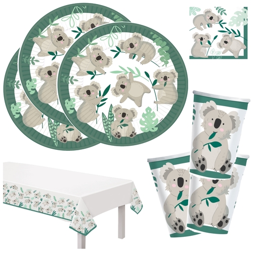33- teiliges Partyset Koala f�r 8 Personen