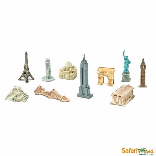 Safari 679604 Toobs Sehensw�rdigkeiten Welt Miniatur Figuren Set