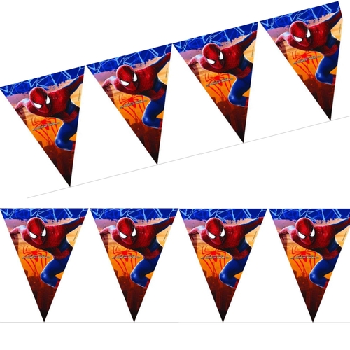 Spiderman - Plastik Flaggen Banner