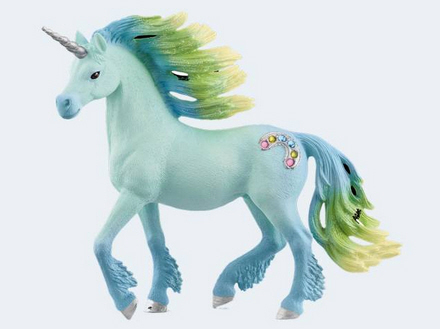 Bayala Einhorn Zuckerwatte Hengst Spielfigur - Schleich 70722