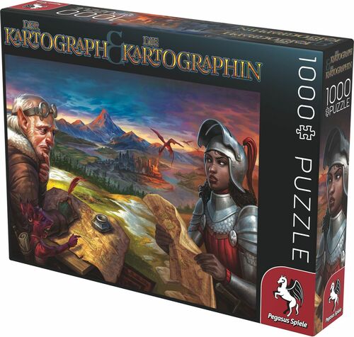 Kartograph - 1000 Teile Motiv Puzzle