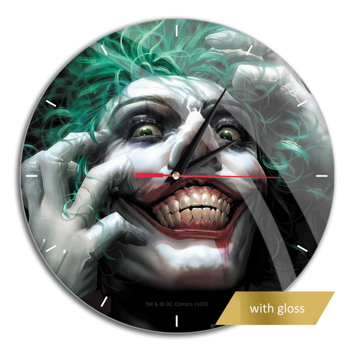 Wanduhr gl�nzend - Joker