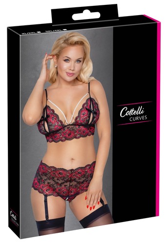 Cottelli Lingerie - Damen Dessous-Set, Gr. 3XL/4XL