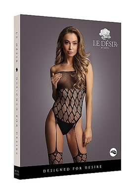 Le D�sir - Damen Dessous Body mit Strapse, One Size