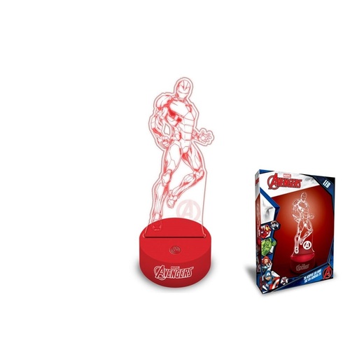 Marvel Avengers - Acryl Lampe - Iron Man Figur