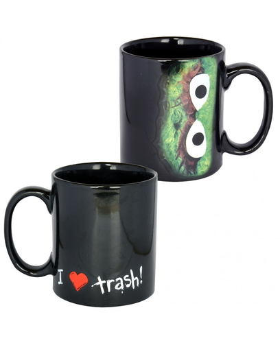 Sesamstra�e - Tasse Oscar full black 320 ml Keramik