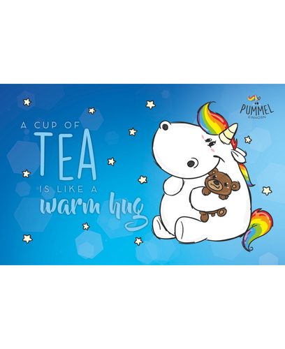 Pummeleinhorn Brettchen Hug