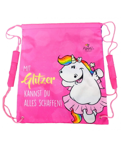 Pummeleinhorn Turnbeutel Pummelfee 40 x 35 cm Polyetser