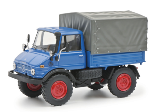 Unimog 406 mit Plane 1:43 - Modellauto