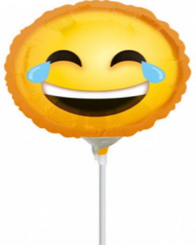 Laughing Emoticon - Folienballon - 23 cm