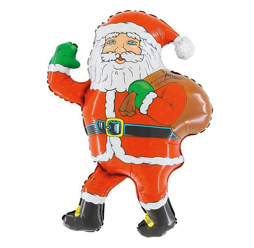 Weihnachtsmann - Folienballon - 81 cm