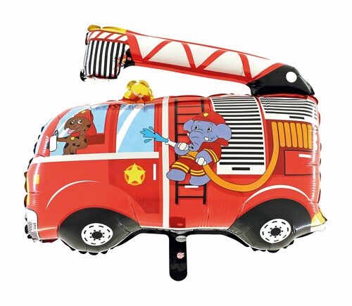 Feuerwehr Elefant - Folienballon - 44 cm