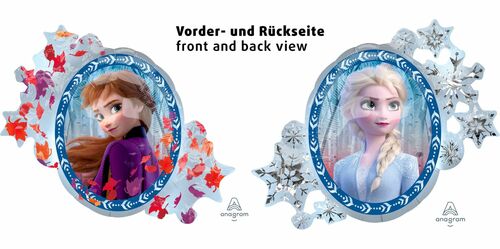 Disney Frozen 2 Die Eisk�nigin 2 - Folienballon Spiegelform - 76 cm