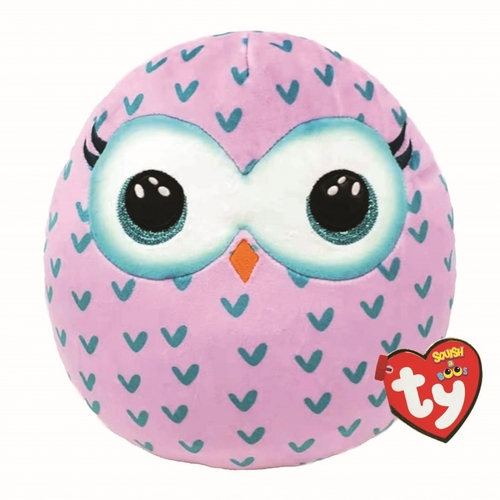 Ty 39317 - Squish-A-Boo Winks Owl Eule Pl�sch Kissen - 35cm