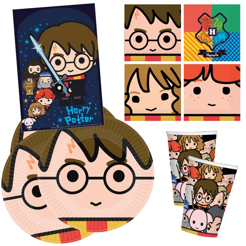 Harry Potter - 40-teiliges - Party Set - Chibi f�r 16 Personen