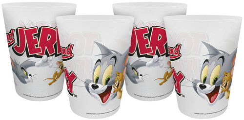 Trinkbecher Tom & Jerry 4er Set 300ml PP