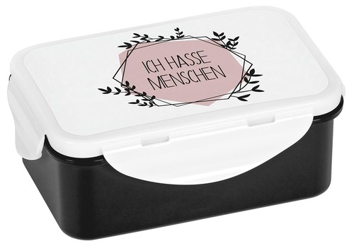 Brotdose Ich hasse Menschen 1100ml PP