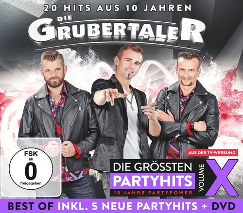 Die Grubertaler - Das Beste aus 10 Jahren Party - Vol. X Deluxe CD