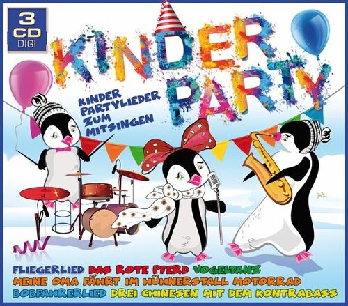 Kinderparty - Kinderpartylieder zum Mitsingen 3CD