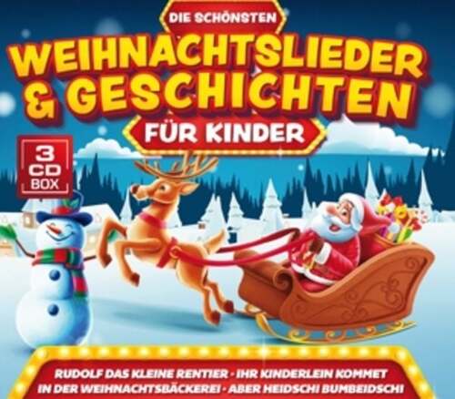 Sch�ne Weihnachtslieder & Geschichten f�r Kinder 3CD