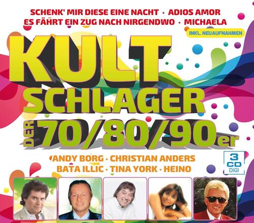 Kultschlager der 70er, 80er, 90er 3er-CD
