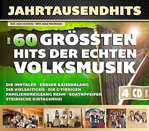 Jahrtausendhits - Die 60 gr��ten Hits der echten Volksmusik 4er-CD