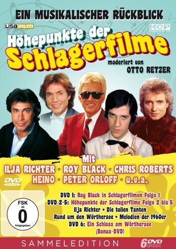 H�hepunkte der Schlagerfilme - Ein musikalischer R�ckblick moderiert von Otto Retzer 6DVD