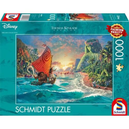 Disney Vaiana Moana - Puzzle 1000 Teile - Thomas Kinkade Collection