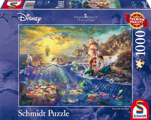 Disney Arielle - 1000 Teile Puzzle - Thomas Kinkade Collection