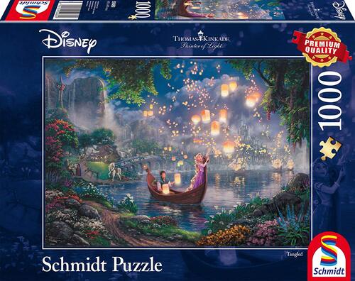 Disney Rapunzel - 1000 Teile Puzzle - Thomas Kinkade Collection
