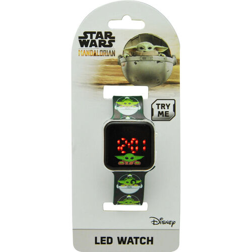 Star Wars - The Mandalorian - LED digitale Armbanduhr
