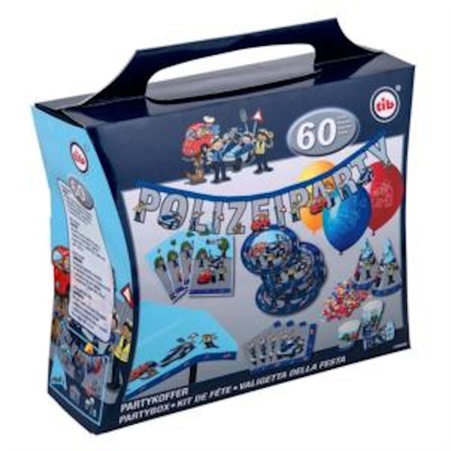 Polizei - Party-Koffer f�r 8 Personen