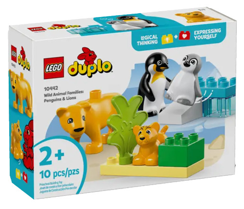 LEGO� DUPLO� Stadt 10442 - Wildtier-Familien: Pinguine und L�wen (10 Teile)