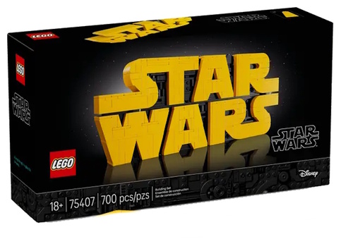 LEGO� Star Wars(TM) 75407 - Star Wars(TM) Logo aus LEGO Steinen (700 Teile)