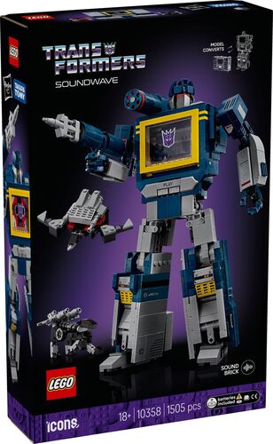 LEGO� Icons 10358 - Transformers: Soundwave (1505 Teile)