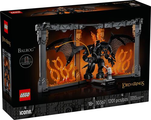 LEGO� Icons 10367 - Der Herr der Ringe: Balrog(TM) B�cherst�tze (1201 Teile)