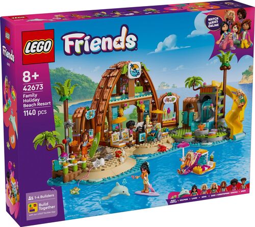 LEGO� Friends 42673 - Familienurlaub im Strandresort (1140 Teile)