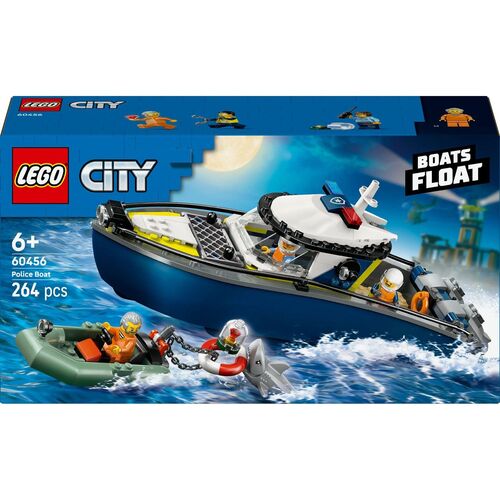 LEGO� City 60456 - Verfolgungsjagd im Polizeiboot (264 Teile)
