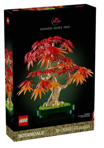 LEGO Botanicals 10348 - Japanischer Roter Ahorn - Bonsai-Baum (474 Teile)