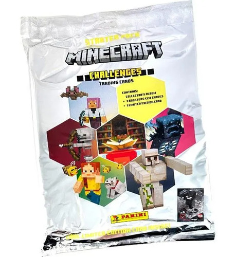 Panini Minecraft Trading Card 4 Challenges - STARTER