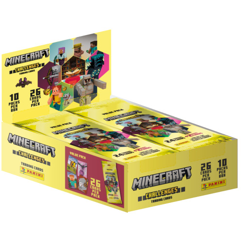 Panini Minecraft Challenges Trading Cards - Fat Pack Box (10er Display)