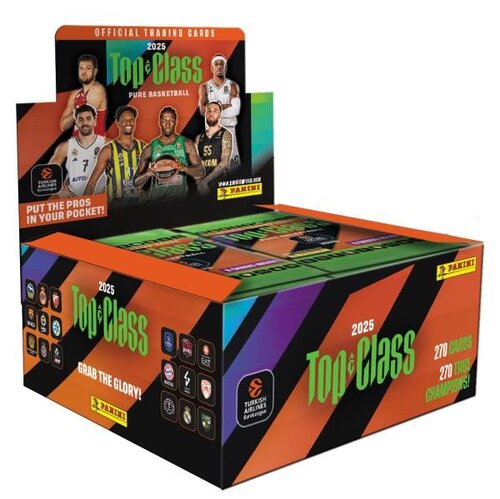 Panini Euro League Basketball 2024/2025 Top Class TC - Booster 24er Display