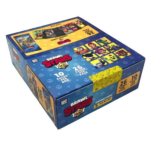 Panini Brawl Stars Trading Cards - Fat Packs Display (10)