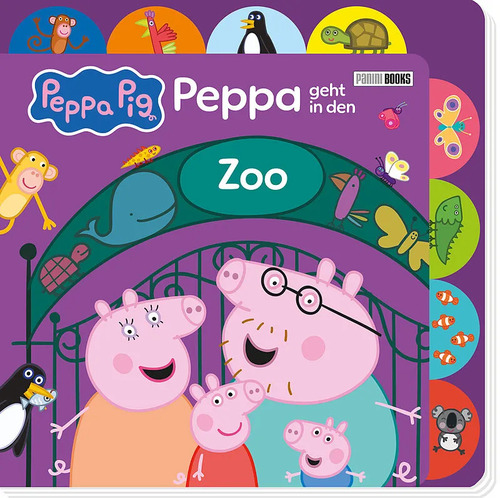 Panini Peppa Pig: Peppa geht in den Zoo - Pappbilderbuch